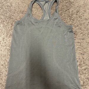Lululemon Athletica Gray Racerback Tank Top size 8